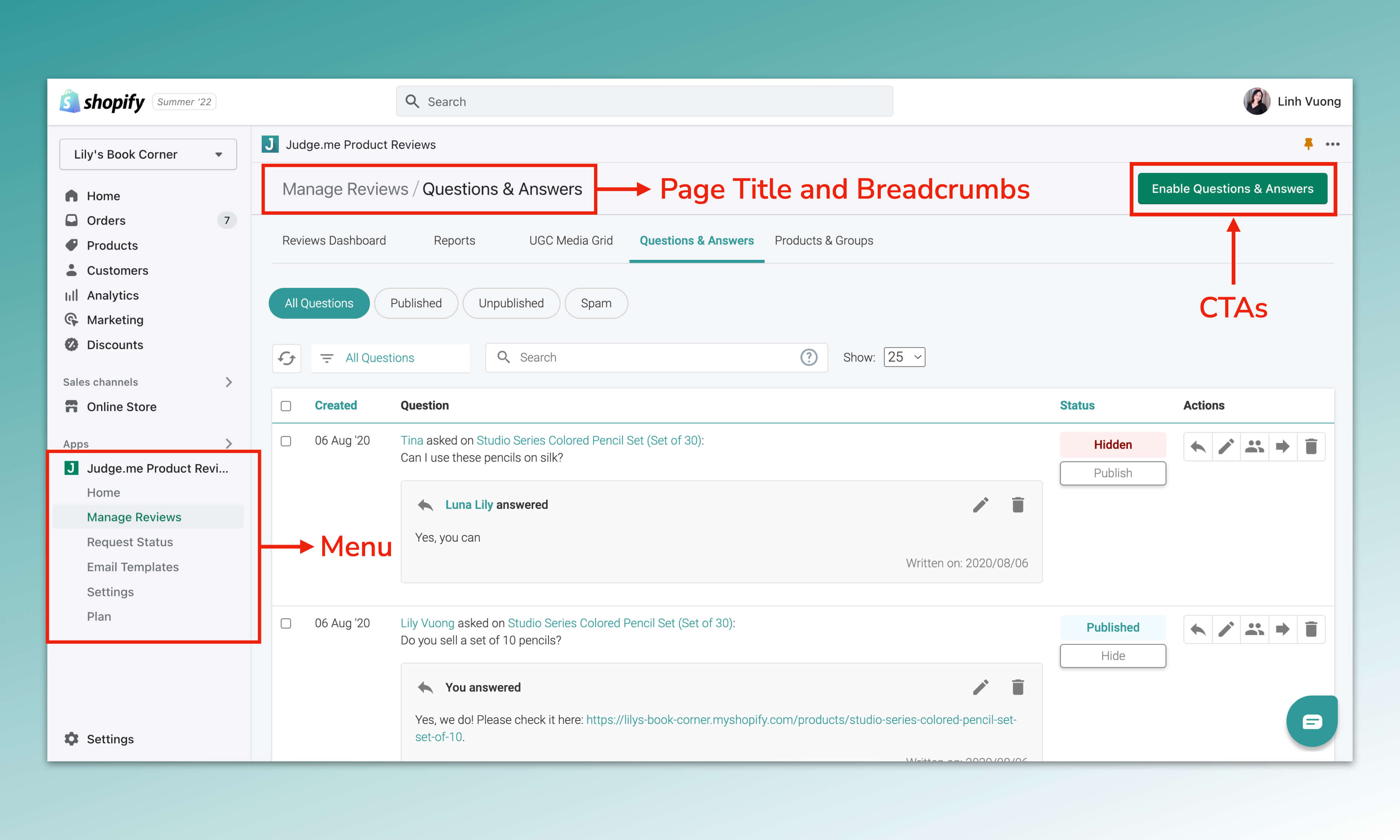 How Judge Me Optimized Our App Navigation For Shopify S Best Practices How Judge Me Optimized Our App Navigation For Shopify S Best Practices
